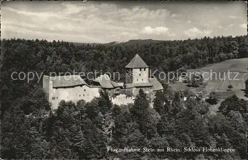 Stein Rhein Fliegeraufnahme Schloss Hohenklingen Kat. Stein Rhein