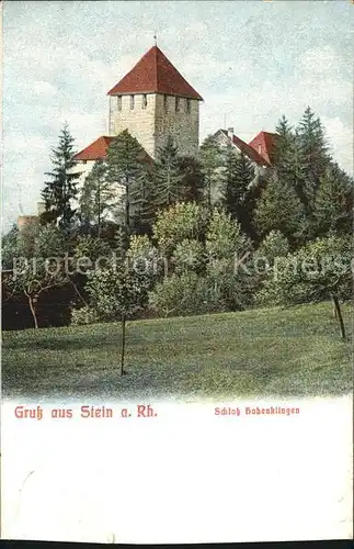 Stein AG Schloss Hohenklingen Kat. Stein AG