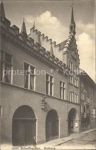 Schaffhausen SH Rathaus Kat. Schaffhausen