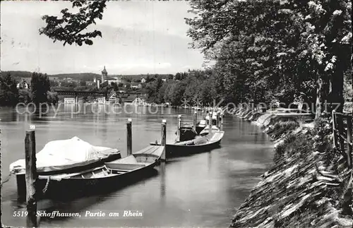 Schaffhausen SH Partie am Rhein Kat. Schaffhausen
