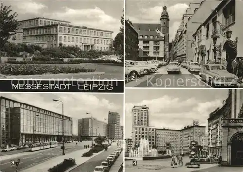 Leipzig Deutsche Hochschule fuer Koerperkultur Burgstrasse Postamt Karl Marx Platz Rossplatz Kat. Leipzig
