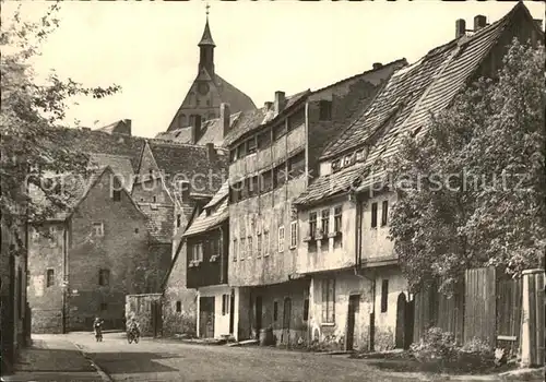 Freiberg Sachsen Alte Gerberhaeuser am Muehlgraben Kat. Freiberg