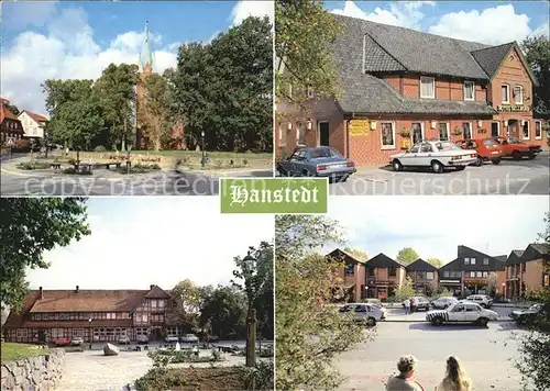 Hanstedt Nordheide Sankt Jakobi Kirche Hotel Sellhorn Gasthof zum Dorfkrug Ladenzentrum Kat. Hanstedt