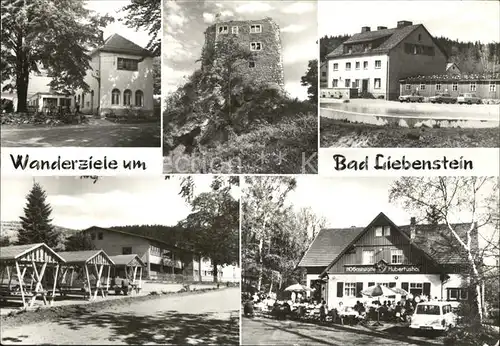 Bad Liebenstein Gasthaus Altenstein Burgruine Waldgaststaette Kraetzersrasen Forsthaus Kissel Kat. Bad Liebenstein