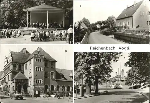 Reichenbach Vogtland Musikpavillon Am Goeltzschtalblick Bahnhofstrasse Kat. Reichenbach