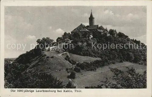 Kahla Thueringen Leuchtenburg Kat. Kahla Thueringen