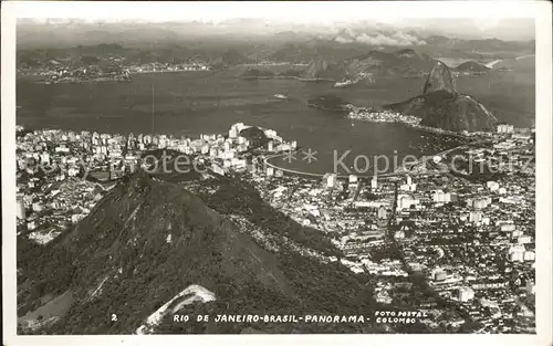 Rio de Janeiro Panorama Fliegeraufnahme Kat. Rio de Janeiro