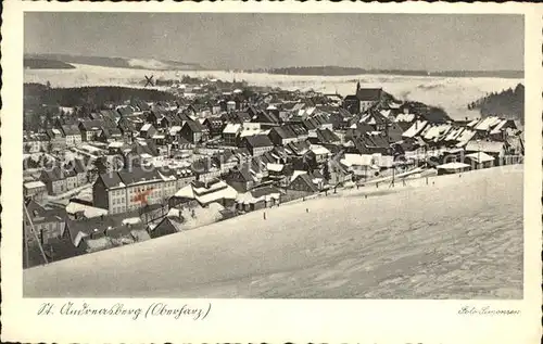 St Andreasberg Harz Panorama Kat. Sankt Andreasberg