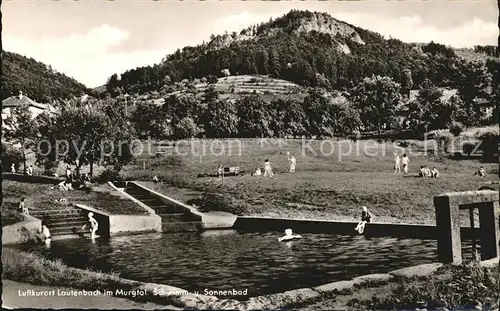 Lautenbach Renchtal Schwimm und Sonnenbad Kat. Lautenbach