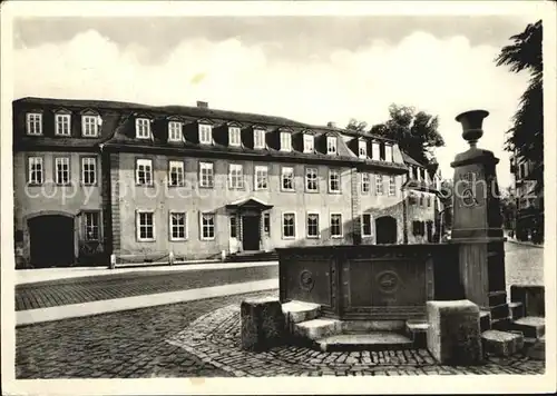 Weimar Thueringen Goethehaus Brunnen Kat. Weimar