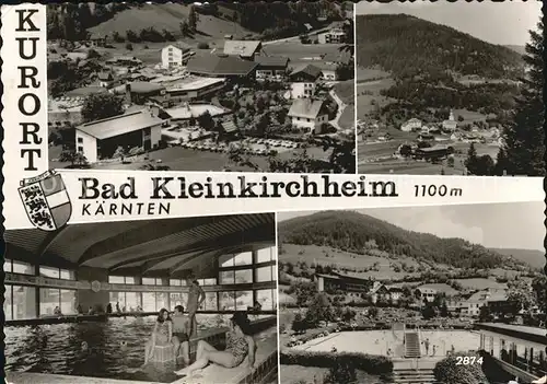 Bad Kleinkirchheim Kaernten Teilansichten Kurort Schwimmbad Hallenbad Kat. Bad Kleinkirchheim
