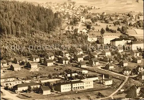 Breitenbrunn Erzgebirge Fliegeraufnahme Kat. Breitenbrunn Erzgebirge