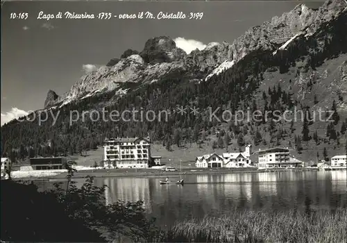 Lago di Misurina verso il Monte Cristallo Kat. Italien