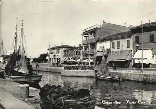 Cesenatico Porto Canale Fischkutter Kat. Italien