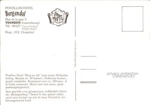 Vianden Postillon Hotel Bergendal