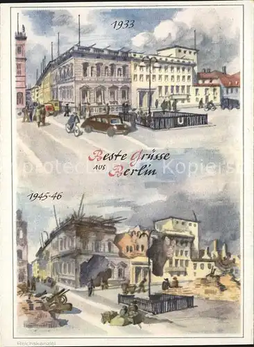 Berlin 1933 und 1945 46 Kuenstlerkarte Kat. Berlin
