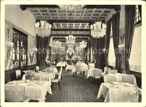 Wien Hotel Sacher Speisesaal Kat. Wien