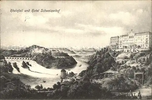 Schaffhausen SH Rheinfall Kat. Schaffhausen