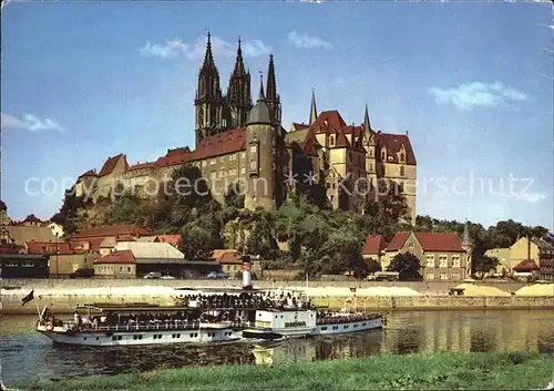 Meissen Elbe Sachsen Albrechtsburg Kat. Meissen