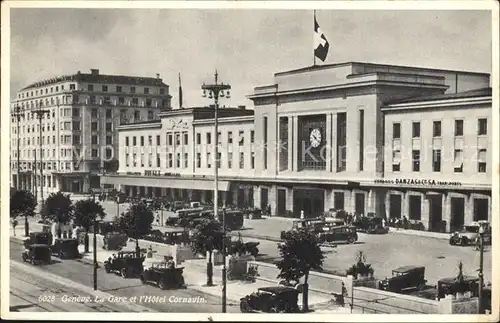 Geneve GE Bahnhof Hotel Cornavin Kat. Geneve