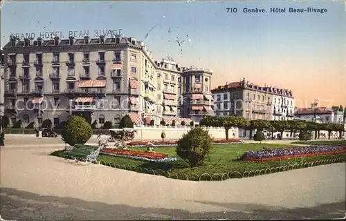 Geneve GE Hotel Beau Rivage Kat. Geneve