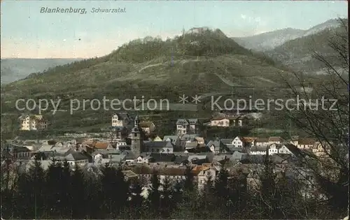 Bad Blankenburg Schwarzatal Panorama Kat. Bad Blankenburg