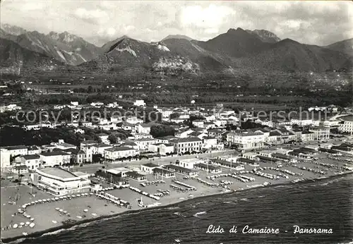 Lido di Camaiore Fliegeraufnahme Strand Kat. Italien