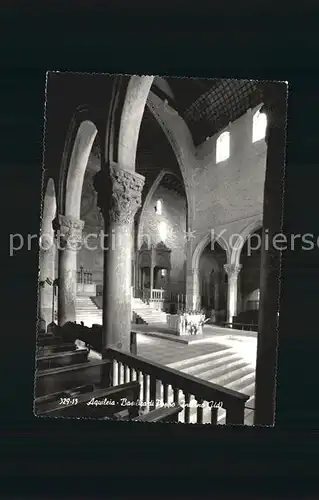 Aquileia Die Basilika von Poppa Inneres Kat. Italien