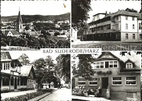 Bad Suderode Central Hotel Kurpromenade Cafe Forbich Kat. Bad Suderode
