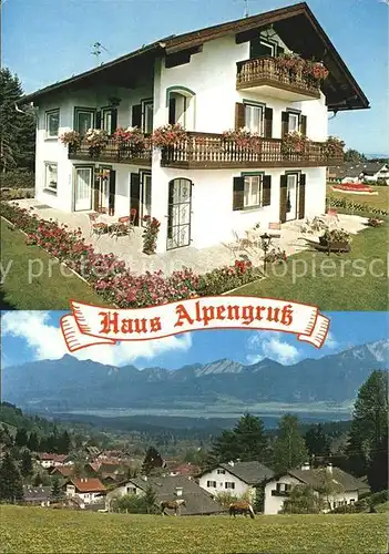 Bad Kohlgrub Haus Alpengruss Panorama Kat. Bad Kohlgrub