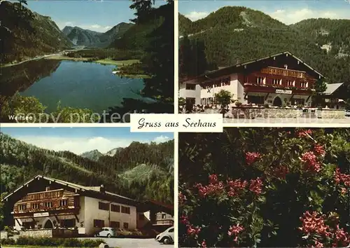 Ruhpolding Alpengasthof Seehaus Weitsee  Kat. Ruhpolding