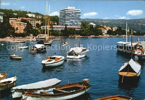 Opatija Istrien Hafenpartie Hotel Ambasador