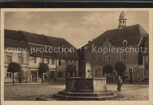 Bad Blankenburg Markt mit Rathaus Kat. Bad Blankenburg