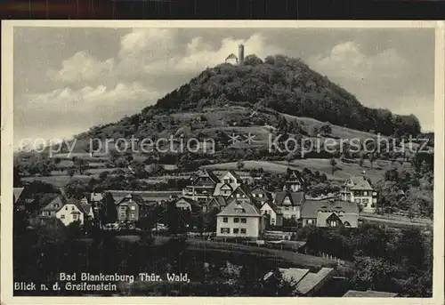 Bad Blankenburg Blick Greifenstein Kat. Bad Blankenburg