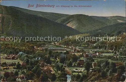 Bad Blankenburg Eingang ins Schwarzatal Kat. Bad Blankenburg