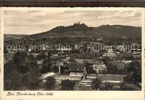 Bad Blankenburg Panorama Kat. Bad Blankenburg