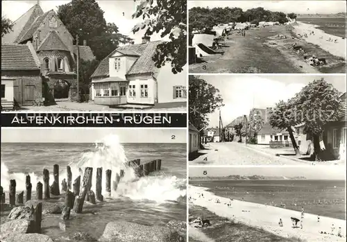 Altenkirchen Ruegen Kirche Campingplatz Strasse des Friedens  Kat. Altenkirchen Ruegen