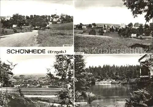 Schoenheide Erzgebirge Oberdorf Stausee Kat. Schoenheide Erzgebirge