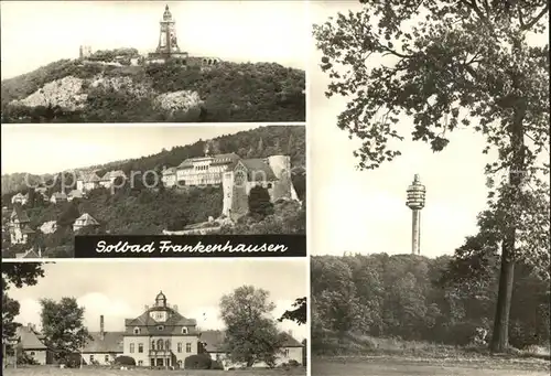 Frankenhausen Bad Kyffhaeuser Rathsfeld Fernsehturm  Kat. Bad Frankenhausen