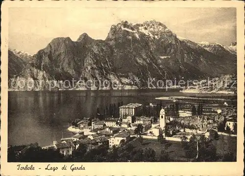 Torbole Lago di Garda Panorama Kat. Italien