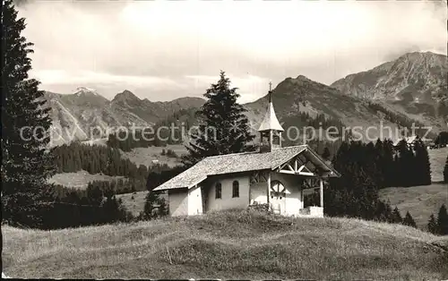 Hirschegg Kleinwalsertal Vorarlberg Kapelle im Waeldele Kat. Mittelberg