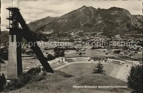 Garmisch Partenkirchen Olympia Skistadion Sprungschanze Kat. Garmisch Partenkirchen