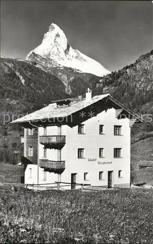 Zermatt VS Chalet Bergheimat mit Matterhorn Kat. Zermatt