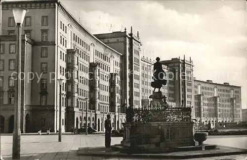 Leipzig Rossplatz mit Magdebrunnen Kat. Leipzig