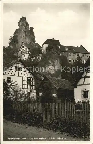 Tuechersfeld Ortspartie Kat. Pottenstein