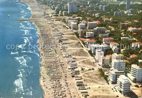 Milano Marittima Strand Luftbild Kat. Cervia