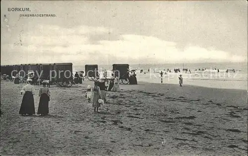 Borkum Nordseebad Damenbadestrand  Kat. Borkum