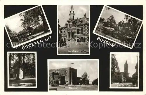 Bussum Station Bosch van Bredius Kat. Niederlande