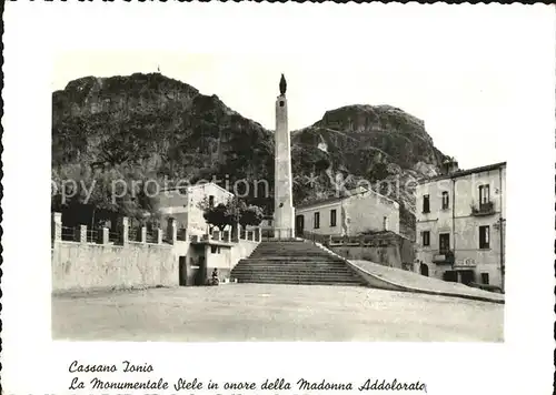 Cassano Adda Ionio Stele 