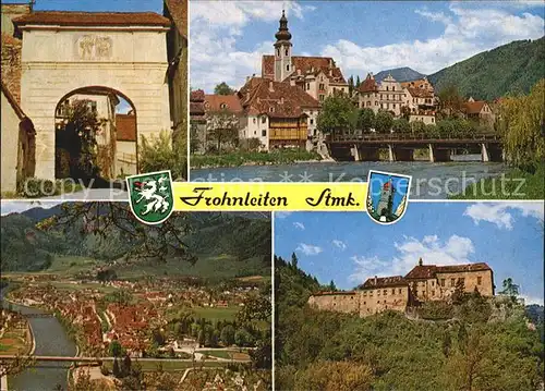 Frohnleiten Bruckentor Murbruecke Burg Rabenstein Kat. Frohnleiten
